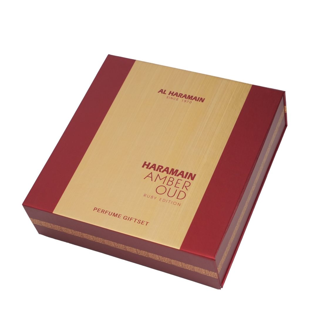 KIT AMBER OUD RUBY EDITION EDP 75ML + EDP 30ML + DEO 200ML