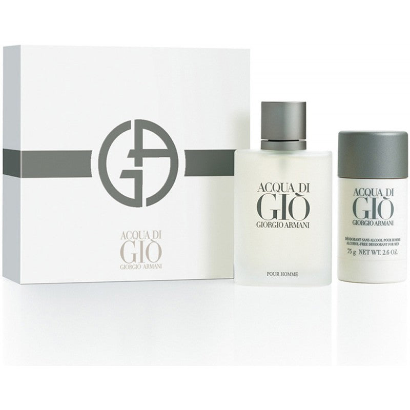 ARMANI KIT ACQUA DI GIO EDT 100ML + DEO (SEM ALCOOL) 75G