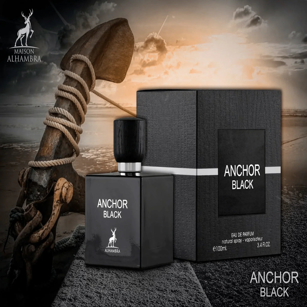 ANCHOR BLACK EDP 100ML